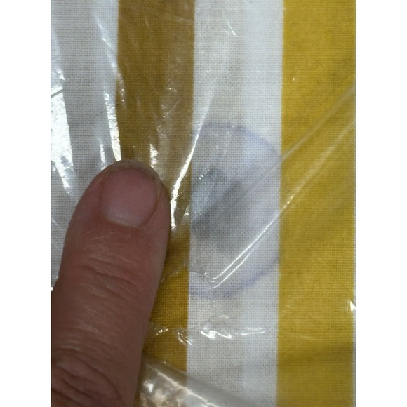 Vintage JCPenney Fashion Manor Twin  Sheet Set , Marigold Stripe, NIP - Picture 16 of 16